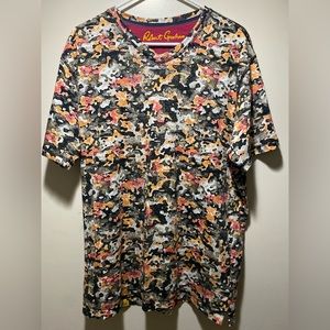 Men’s Robert Graham Camo T Shirt Size XL